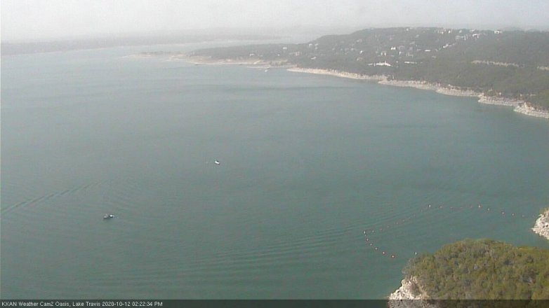 Lake Travis webcam, October 12, 2020 2:25 PM CT