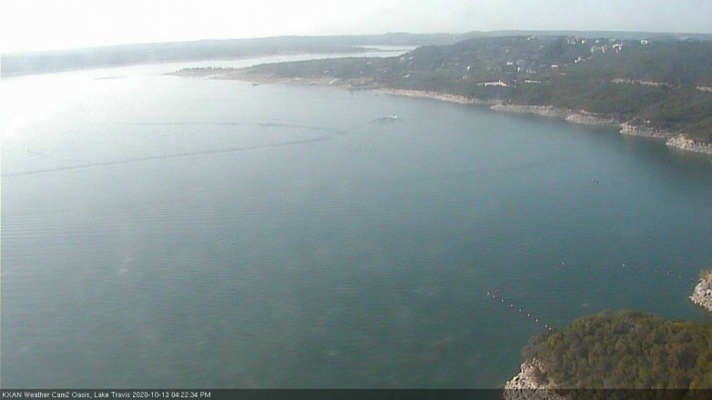 Lake Travis webcam, October 13, 2020 4:25 PM CT