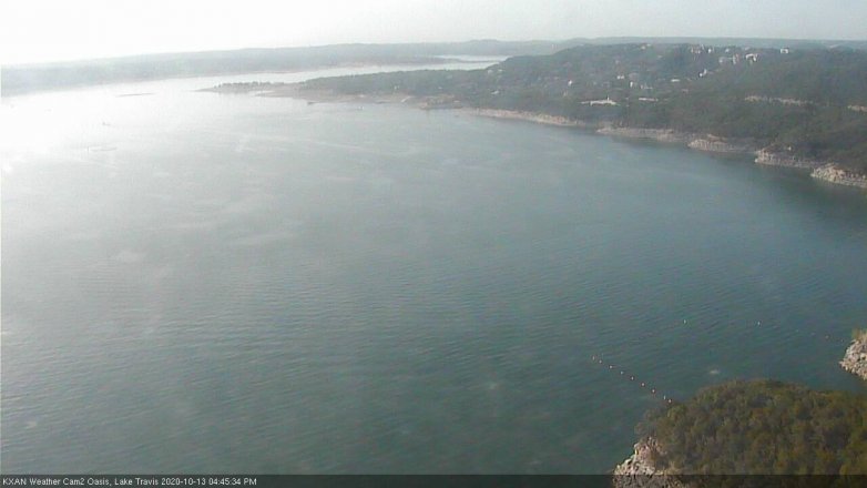 Lake Travis webcam, October 13, 2020 4:45 PM CT
