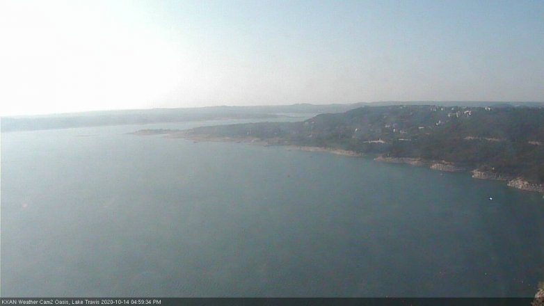 Lake Travis webcam, October 14, 2020 5:00 PM CT