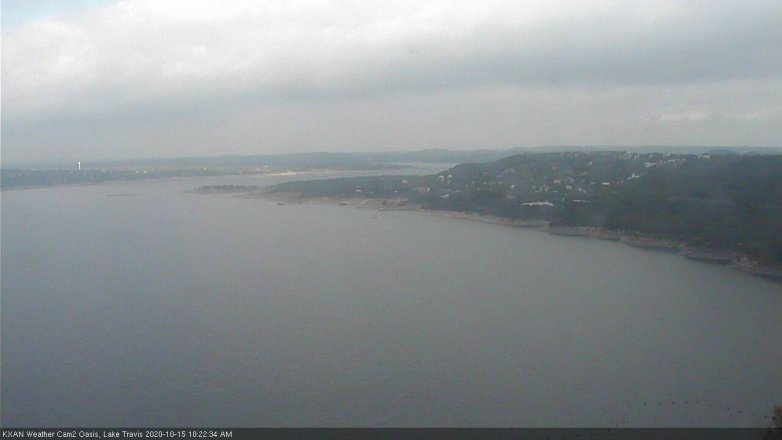 Lake Travis webcam, October 15, 2020 10:25 AM CT