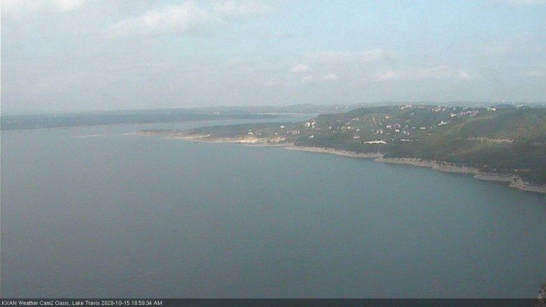 Lake Travis webcam, October 15, 2020 11:00 AM CT
