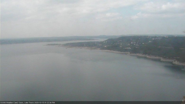 Lake Travis webcam, October 15, 2020 1:25 PM CT