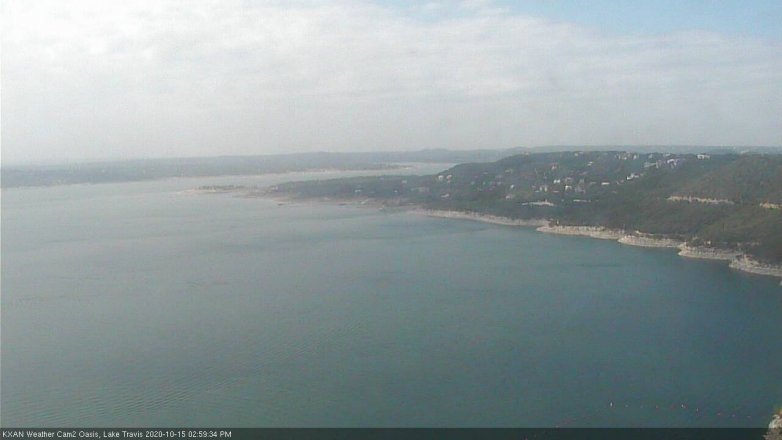Lake Travis webcam, October 15, 2020 3:00 PM CT