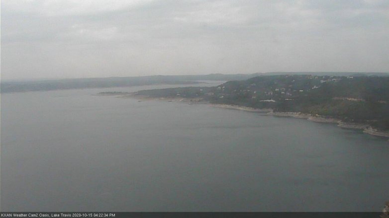 Lake Travis webcam, October 15, 2020 4:25 PM CT
