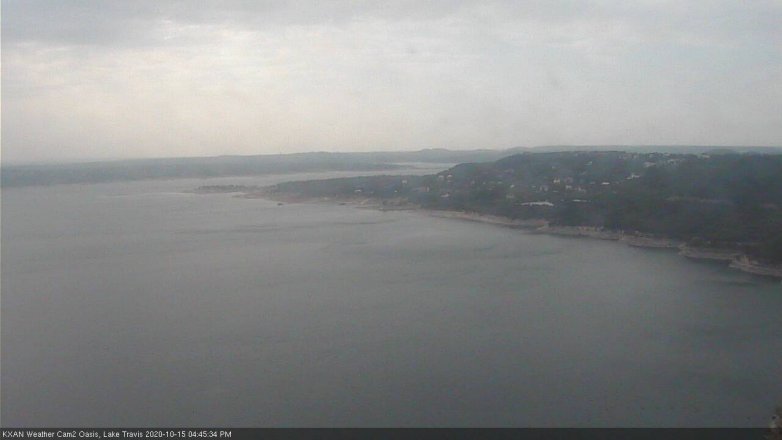 Lake Travis webcam, October 15, 2020 4:45 PM CT