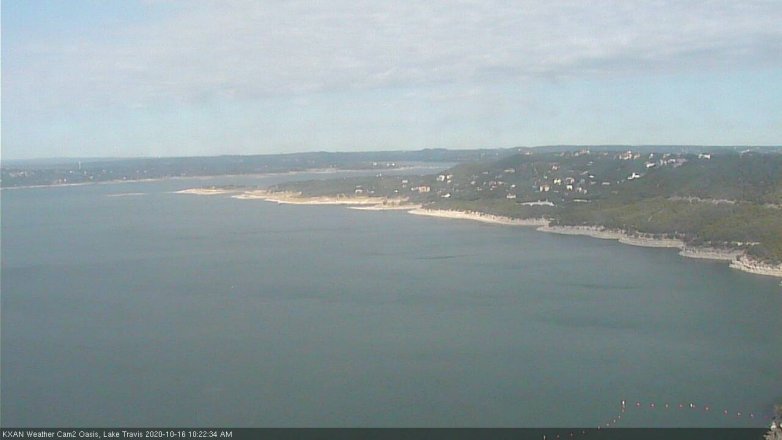 Lake Travis webcam, October 16, 2020 10:25 AM CT