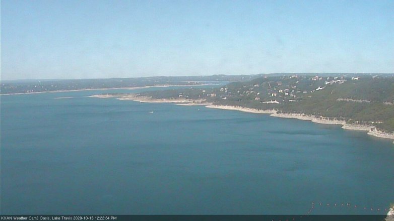 Lake Travis webcam, October 16, 2020 12:25 PM CT