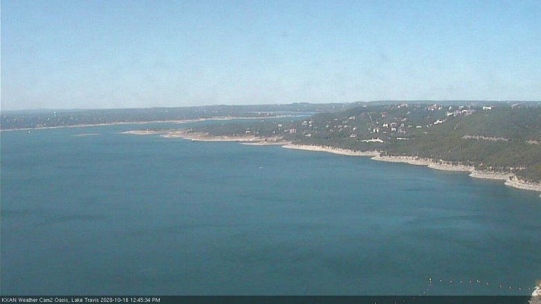Lake Travis webcam, October 16, 2020 12:45 PM CT