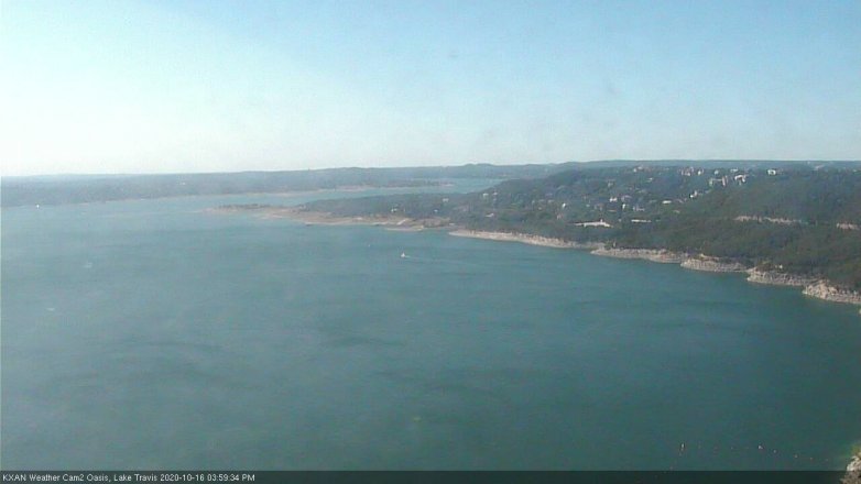 Lake Travis webcam, October 16, 2020 4:00 PM CT