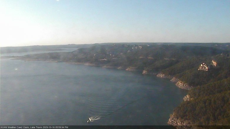 Lake Travis webcam, October 16, 2020 6:00 PM CT