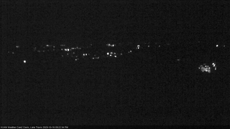 Lake Travis webcam, October 16, 2020 9:25 PM CT