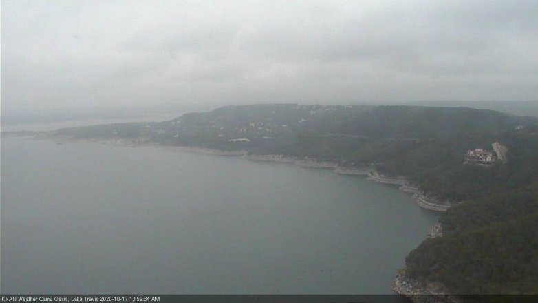 Lake Travis webcam, October 17, 2020 11:00 AM CT