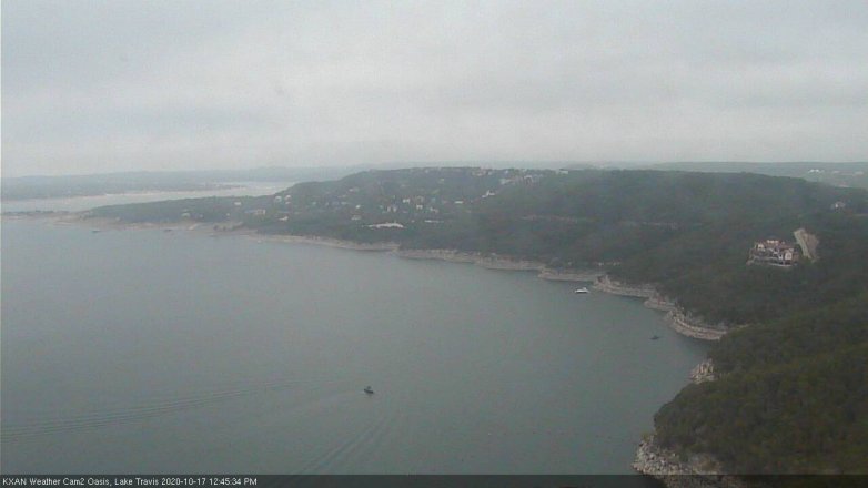 Lake Travis webcam, October 17, 2020 12:45 PM CT