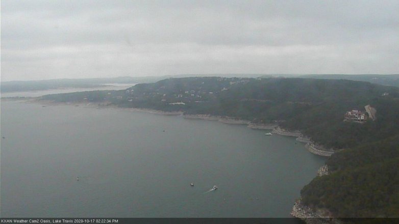 Lake Travis webcam, October 17, 2020 2:25 PM CT
