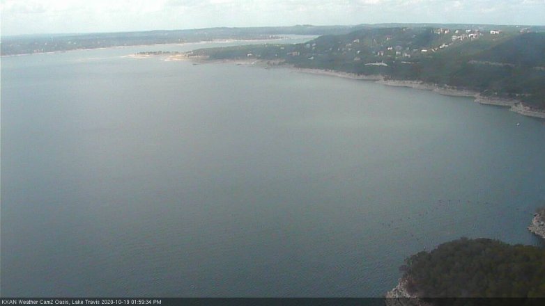 Lake Travis webcam, October 19, 2020 2:00 PM CT