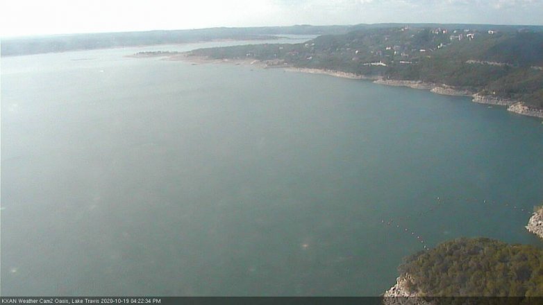 Lake Travis webcam, October 19, 2020 4:25 PM CT