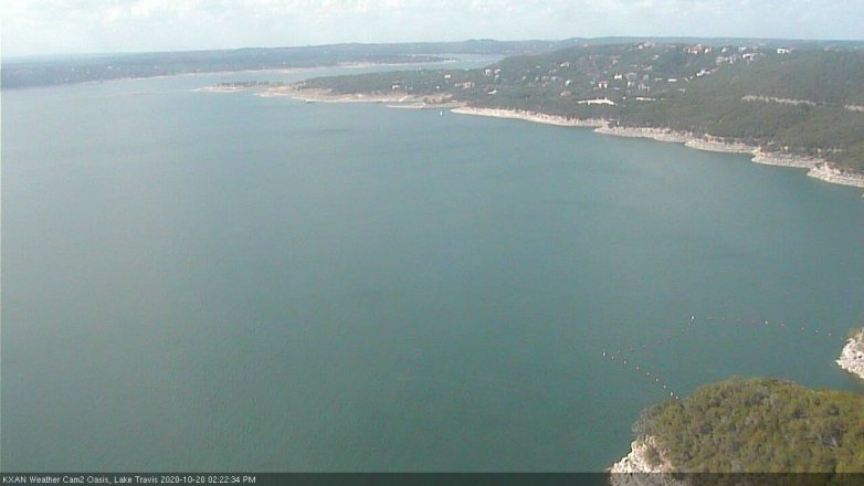 Lake Travis webcam, October 20, 2020 2:25 PM CT