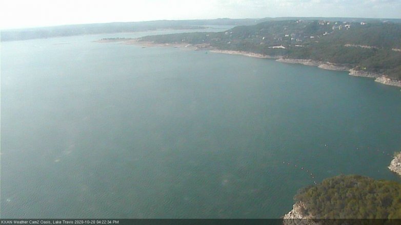 Lake Travis webcam, October 20, 2020 4:25 PM CT