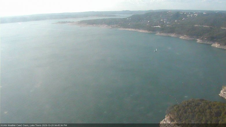 Lake Travis webcam, October 20, 2020 4:45 PM CT