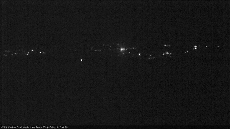 Lake Travis webcam, October 20, 2020 10:25 PM CT