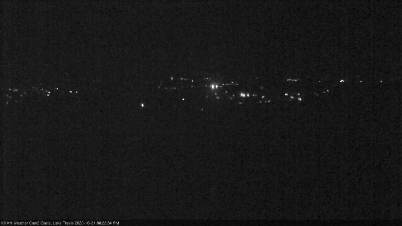 Lake Travis webcam, October 21, 2020 8:25 PM CT