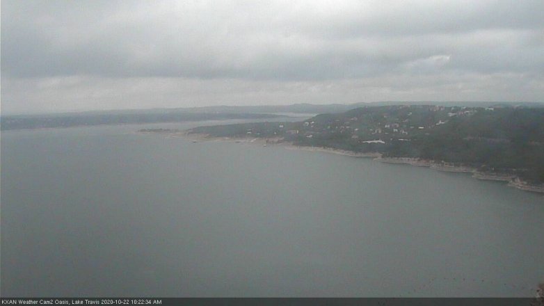 Lake Travis webcam, October 22, 2020 10:25 AM CT