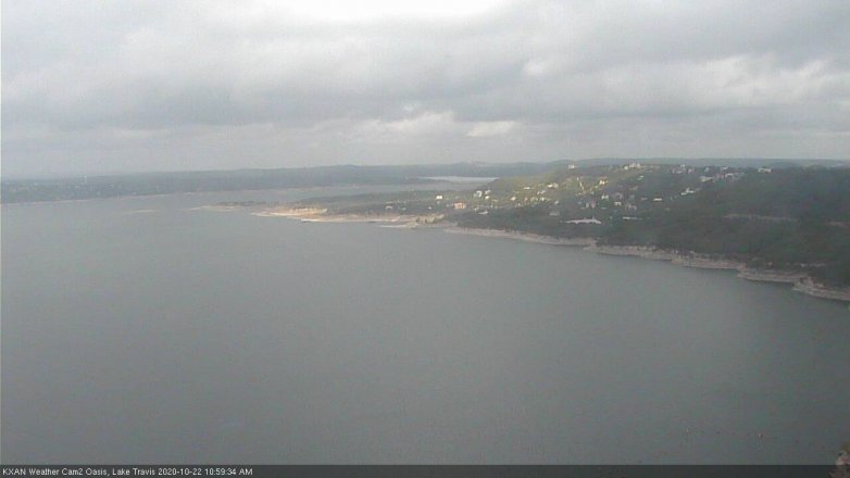Lake Travis webcam, October 22, 2020 11:00 AM CT