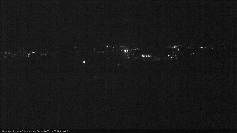 Lake Travis webcam, October 22, 2020 8:25 PM CT