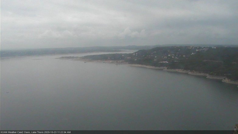 Lake Travis webcam, October 23, 2020 11:25 AM CT