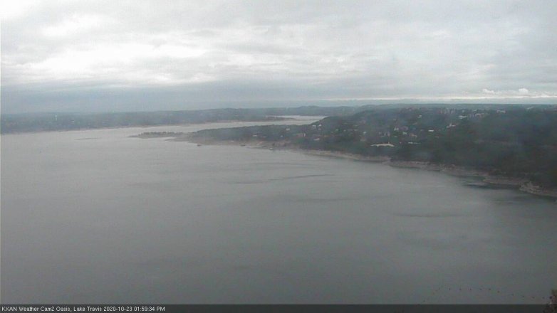 Lake Travis webcam, October 23, 2020 2:00 PM CT