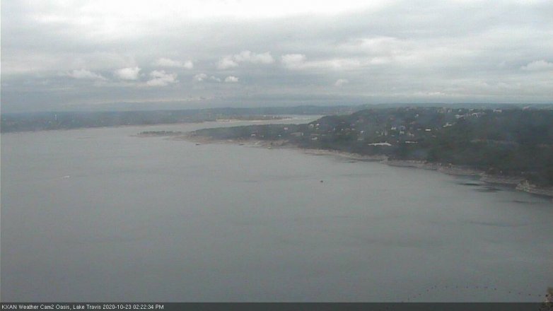 Lake Travis webcam, October 23, 2020 2:25 PM CT