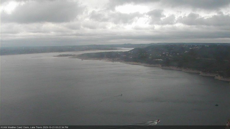 Lake Travis webcam, October 23, 2020 3:25 PM CT
