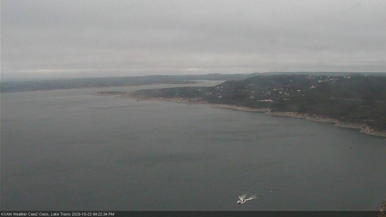 Lake Travis webcam, October 23, 2020 4:25 PM CT