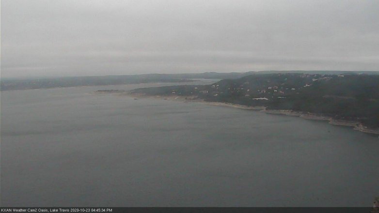 Lake Travis webcam, October 23, 2020 4:45 PM CT