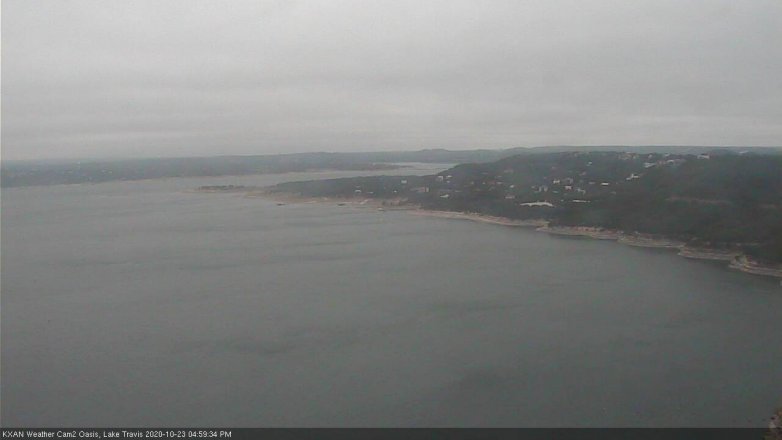 Lake Travis webcam, October 23, 2020 5:00 PM CT
