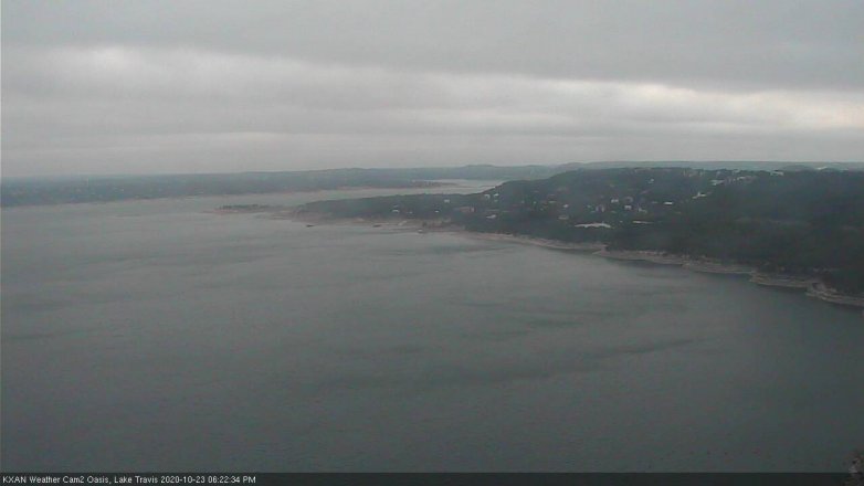 Lake Travis webcam, October 23, 2020 6:25 PM CT