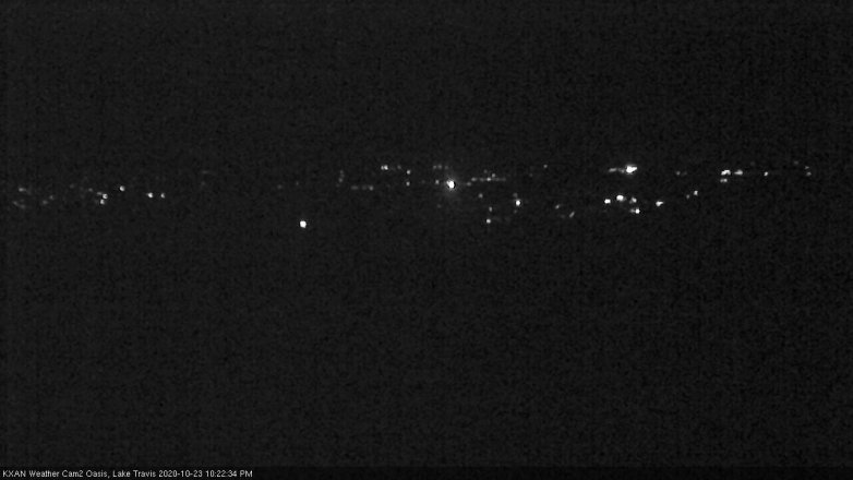 Lake Travis webcam, October 23, 2020 10:25 PM CT