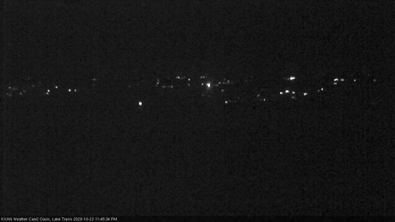 Lake Travis webcam, October 23, 2020 11:45 PM CT