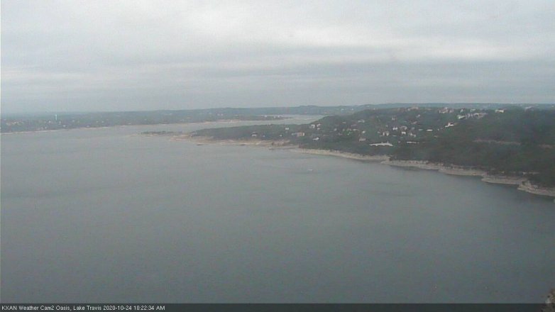 Lake Travis webcam, October 24, 2020 10:25 AM CT