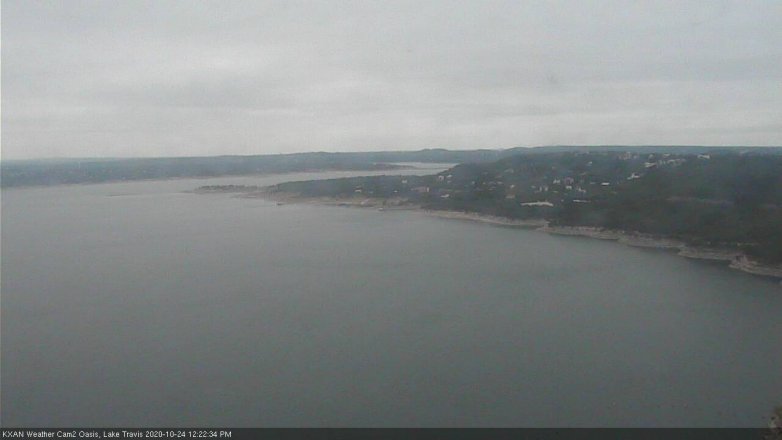 Lake Travis webcam, October 24, 2020 12:25 PM CT
