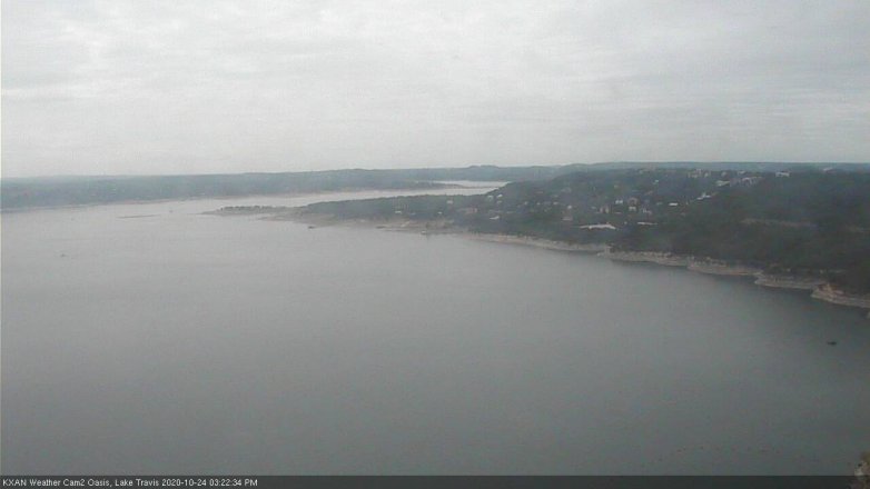 Lake Travis webcam, October 24, 2020 3:25 PM CT