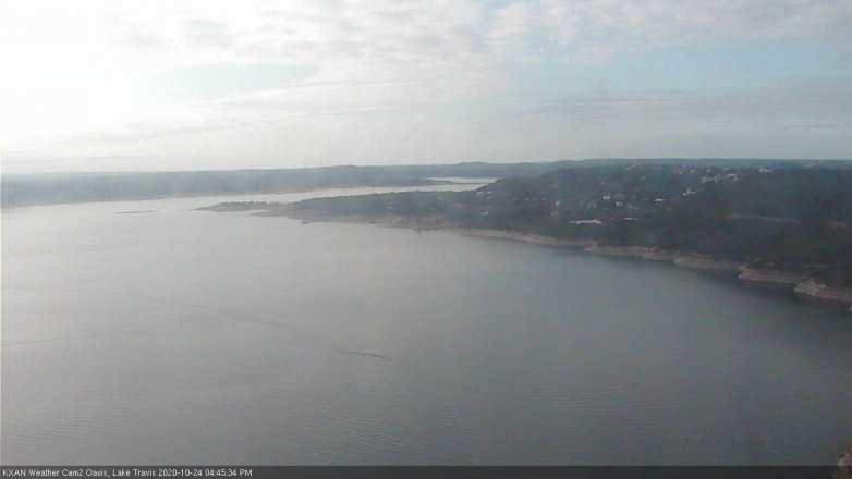 Lake Travis webcam, October 24, 2020 4:45 PM CT