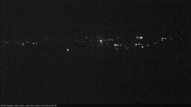 Lake Travis webcam, October 24, 2020 8:25 PM CT