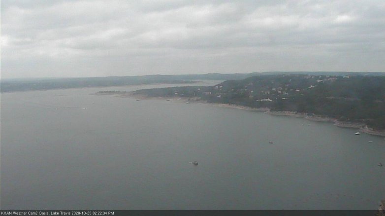 Lake Travis webcam, October 25, 2020 2:25 PM CT