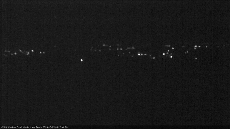 Lake Travis webcam, October 25, 2020 8:25 PM CT