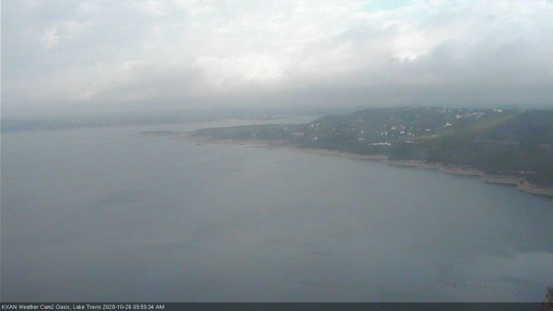 Lake Travis webcam, October 26, 2020 10:00 AM CT