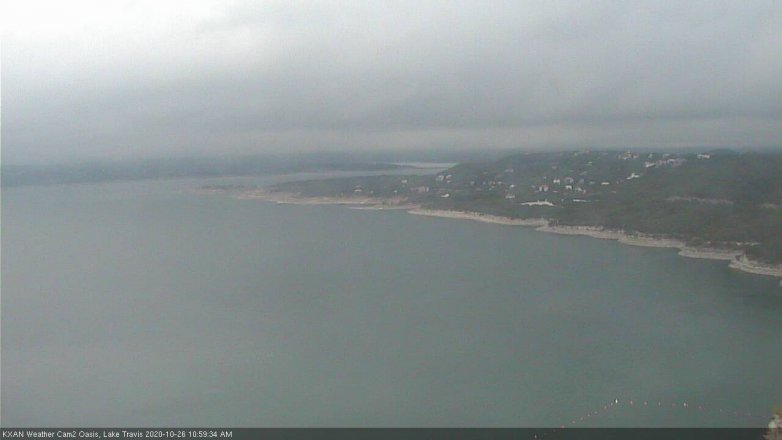 Lake Travis webcam, October 26, 2020 11:00 AM CT