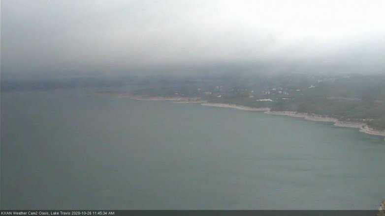 Lake Travis webcam, October 26, 2020 11:45 AM CT