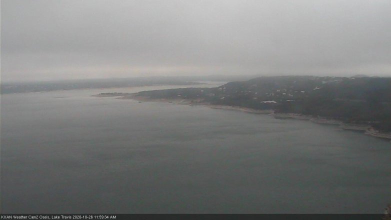 Lake Travis webcam, October 26, 2020 12:00 PM CT